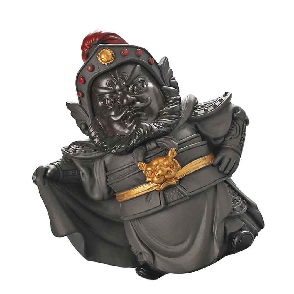 

Color Change Guan Tea Pet Resin Mini Ornament for Tea Table Tray Shelf - Exquisite Craft Vivid Statue Perfect Gift Choice