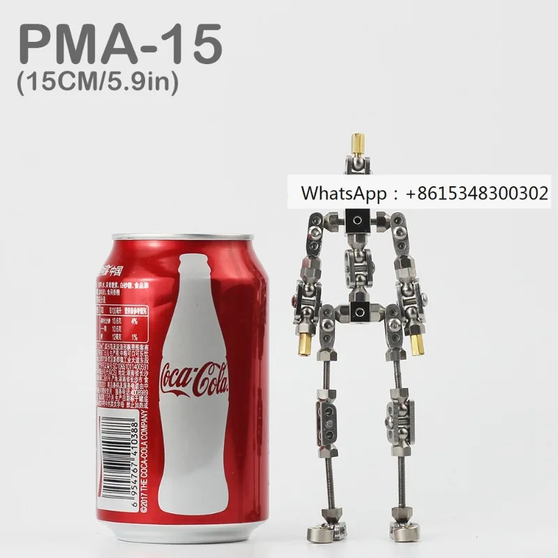 

Freeze frame PMA-15 15cm DIY rotatable human skeleton parent-child gift, handmade parent-child play