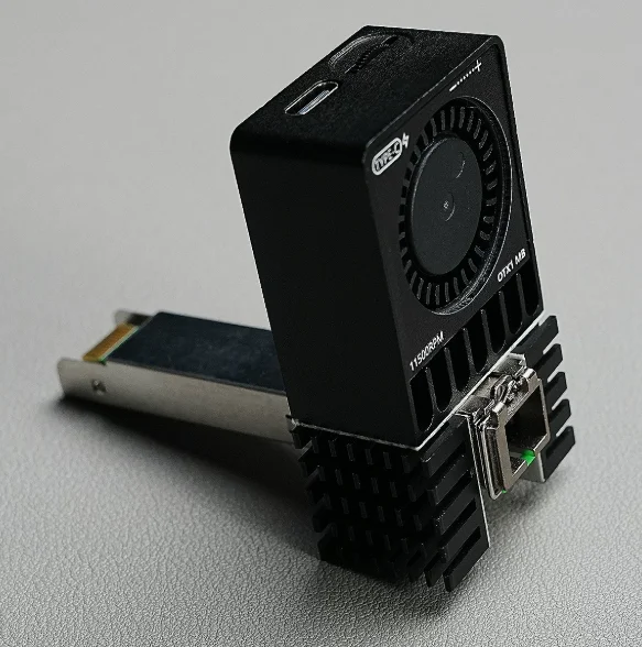 11000RPM Speed Control All Aluminum Heat Sink Fan, Cooling Solution for GPON, EPON, ODI and SFP Optic Modem
