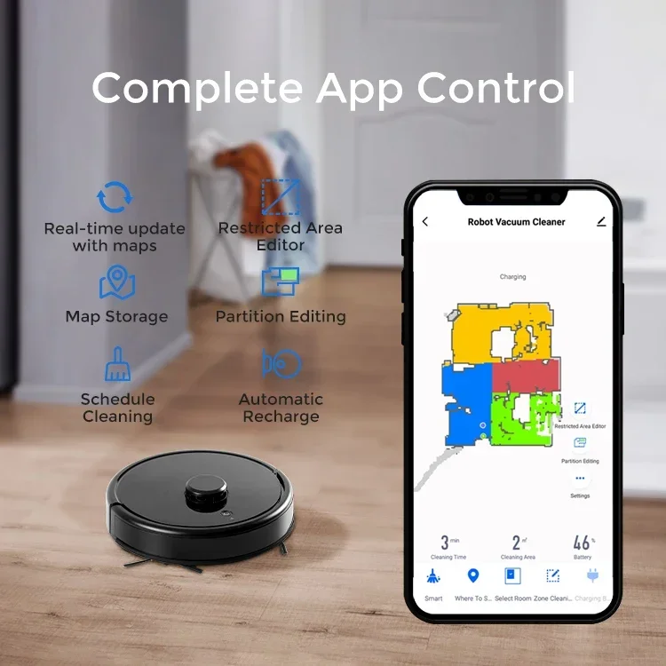 Робот-пылесос с лазерной навигацией 2023.