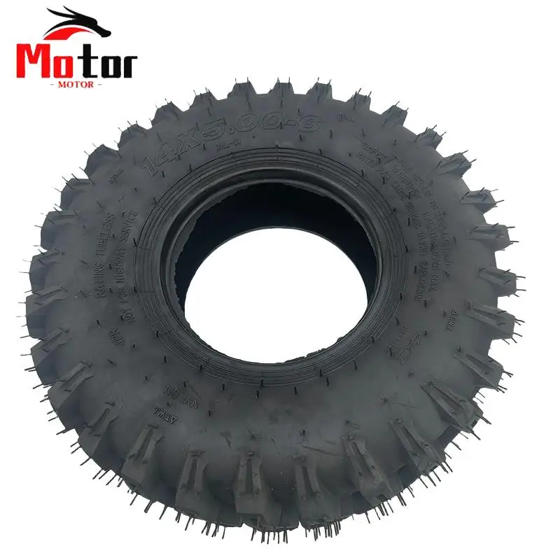 High quality 13x4.10-6 14x5.00-6 vacuum tires new for ATV four-wheel off-road karting tricycle four-wheel tire replacement