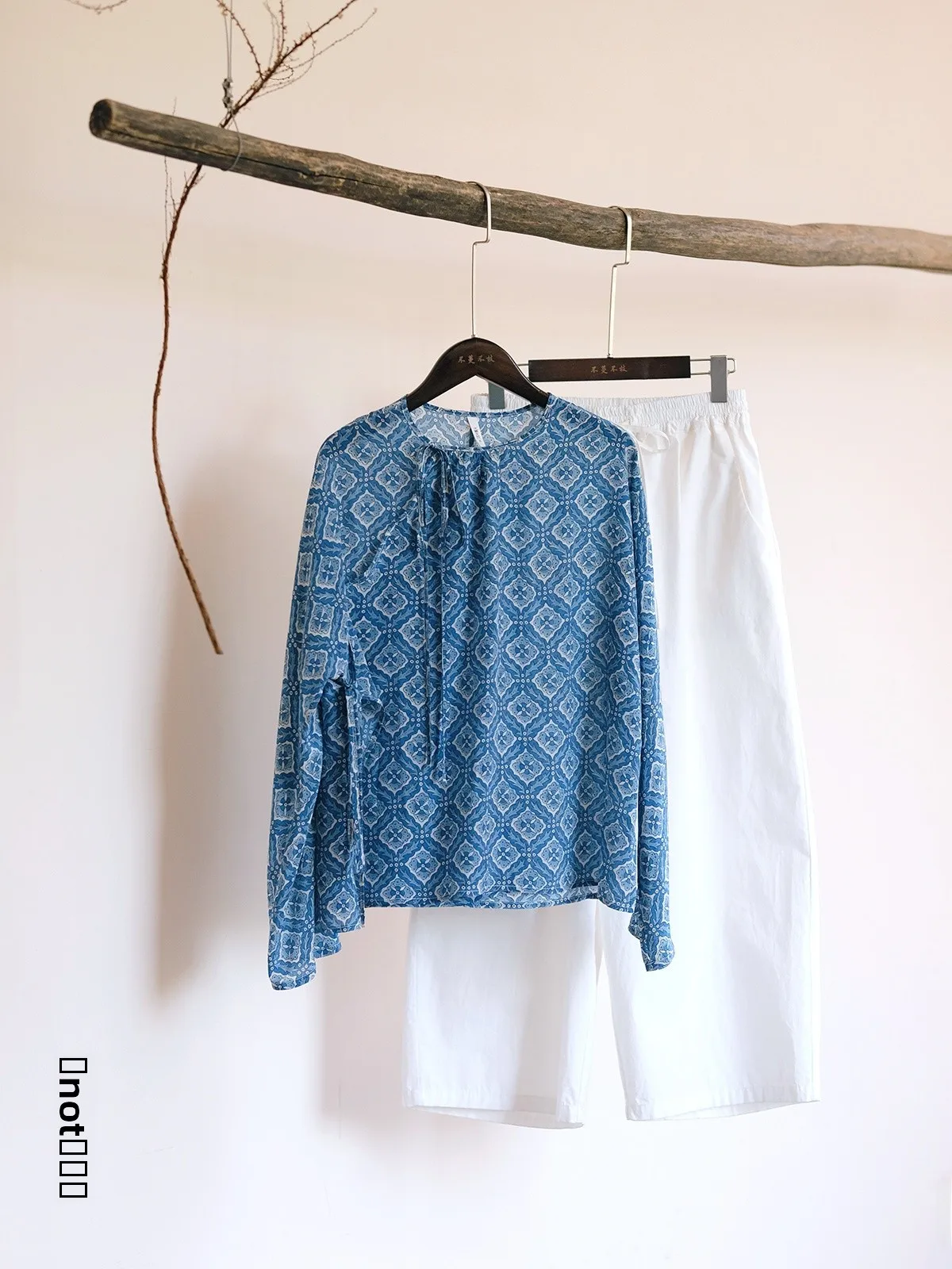 

Silk Chiffon round Neline irt with Belt Traditional Chinese Sle Loose Fit Commute Suitable Summer Original Design Cool ...