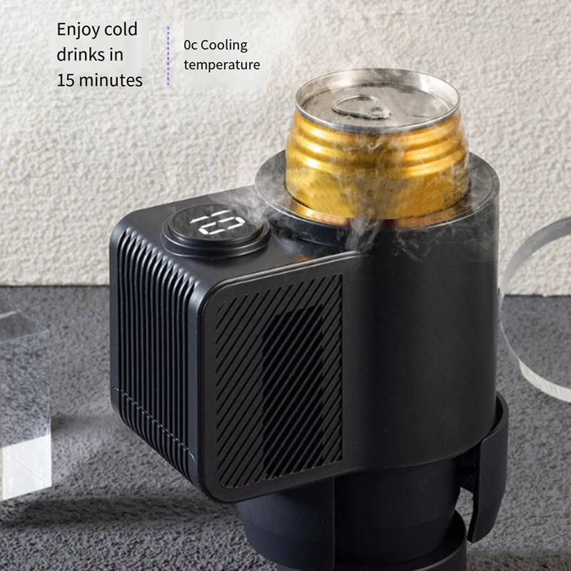 Heating Cooling Cup Intelligent Beverage Holder Cooling Heating Cup With Temperature Display 1 Set