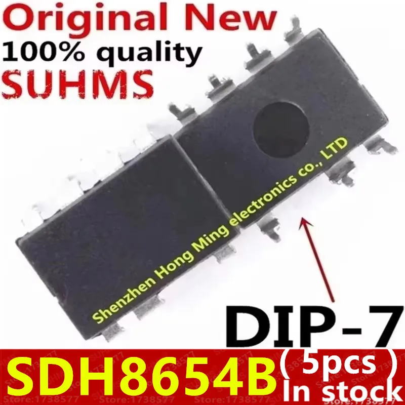 (5piece)100% New SDH8654B DIP-7