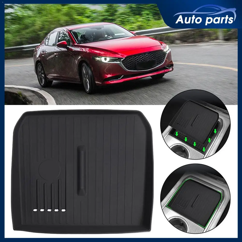 Для MAZDA EZ-6 6e 2025 беспроводная зарядка силиконовая накладка авто салон силиконовый противоскользящий и пылезащитный коврик модификация аксессуар