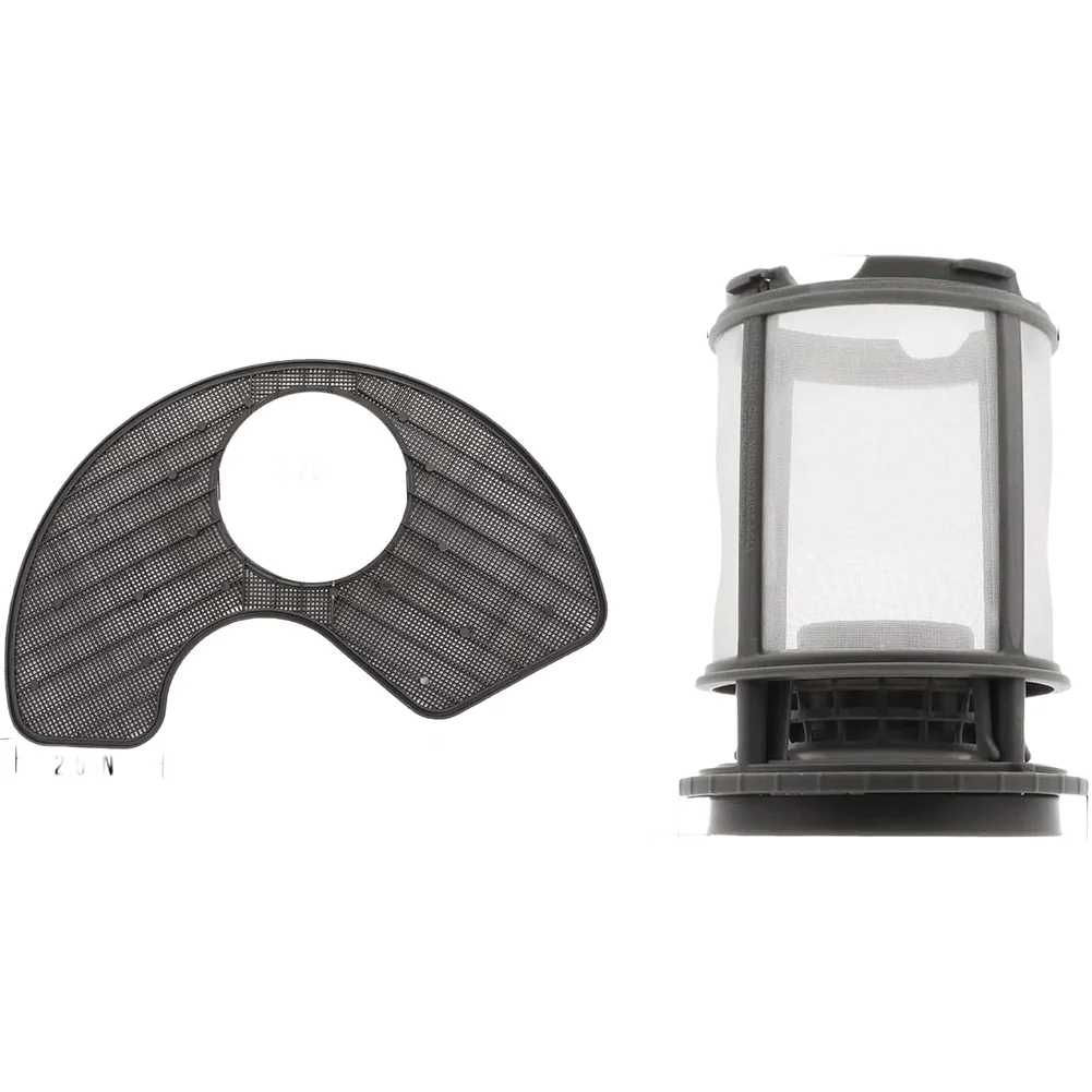 Replacement W10872845 Pump Filter & WPW10463906 Dishwasher Screen, Fits Compatible For Kenmore Models