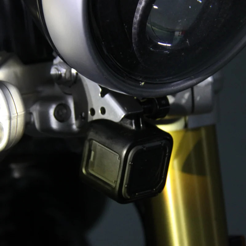 

Rninet BMW Latte Motorcycle GOPROHFK Dashcam Camera Front Bracket stainless