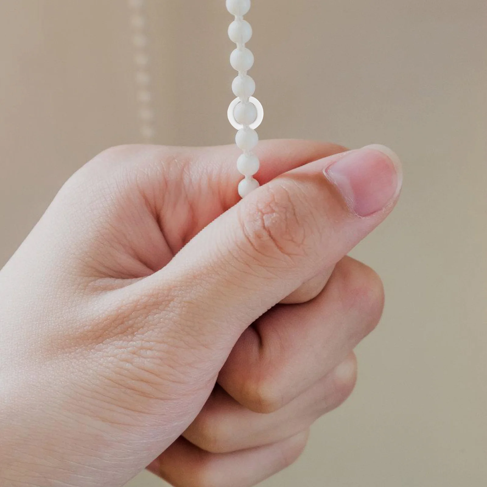 

25pcs Blinds Beads Chain Stops Buckle Connector Clips Crimp Stopper Blind Parts Bead Chain Safety Vertical Pull Cord