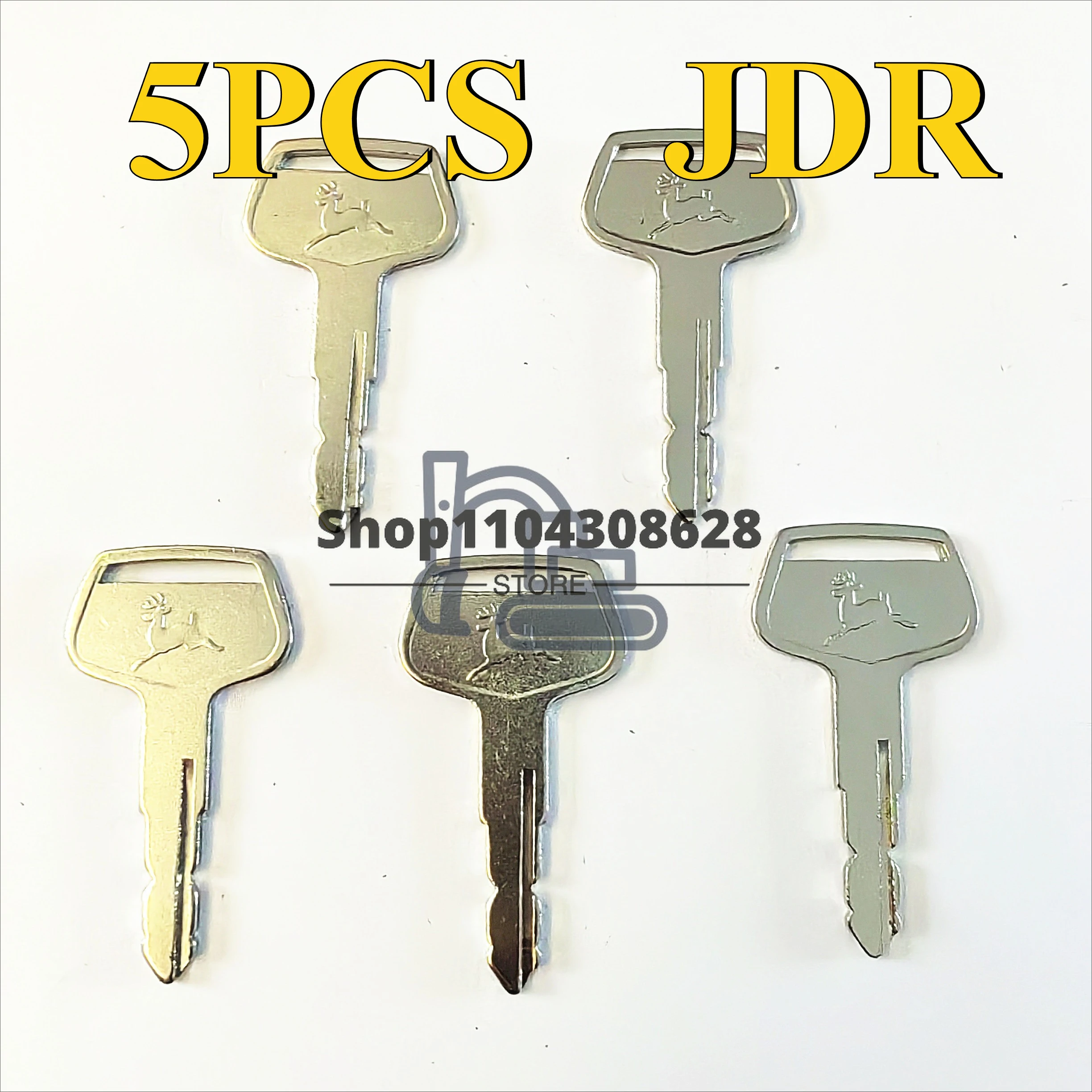 

5 шт. JDR KEYS CH12206 ключ зажигания подходит для тракторов John Deere 430 650 670 750 770 790 850 870 двигатель