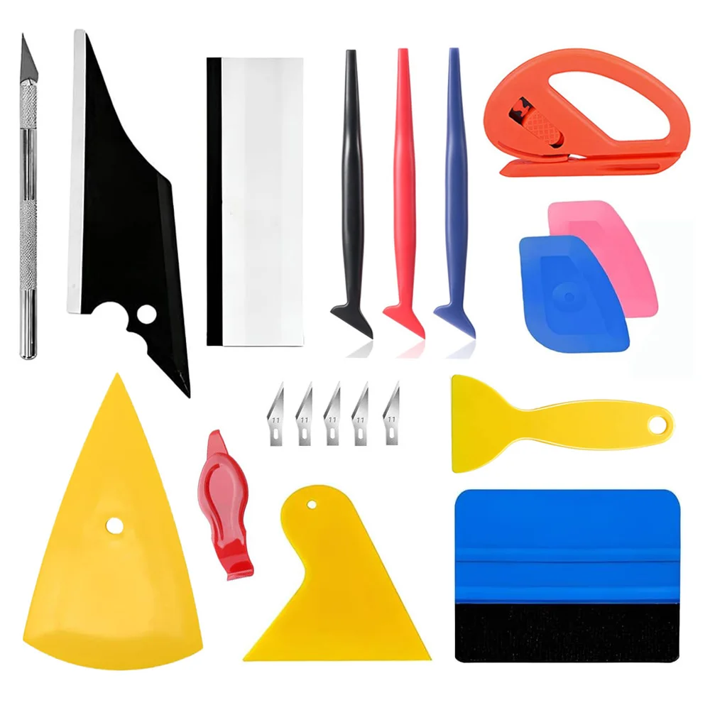 Portable DIY Car Window Tint Vinyl Wrap Kit for PPF Decals Glass Protective Film Home & Auto Installation
