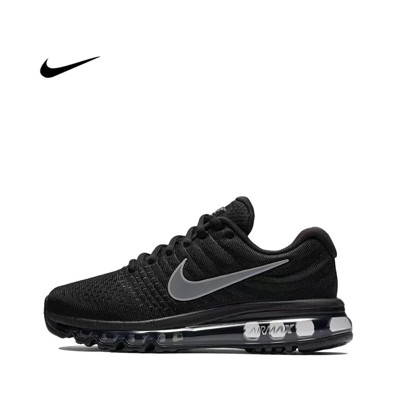 Nike Air Max 2017 zapatillas de correr informales de corte bajo antideslizantes y resistentes al desgaste con absorción de golpes de malla para hombres y mujeres