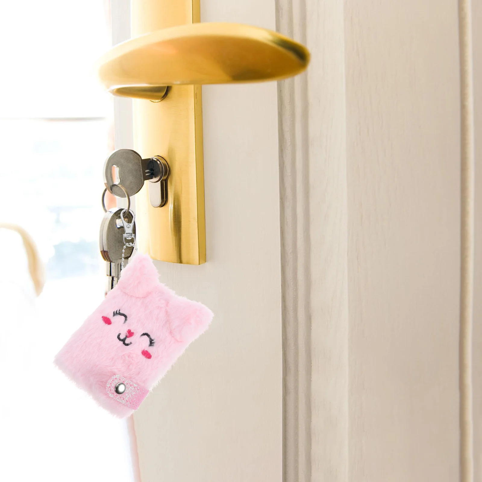 Kawaii Notebook Plush Cover Diary Cartoon Daily Use Journal Writing Notepad for Girls Travel Write The