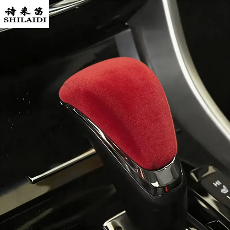 Suede leather Car Wrapping ABS For Honda Accord 9th 10th 11th Gen 2018-2025 Gear Shift Knob Head Armrest box Cover Sticker Trim