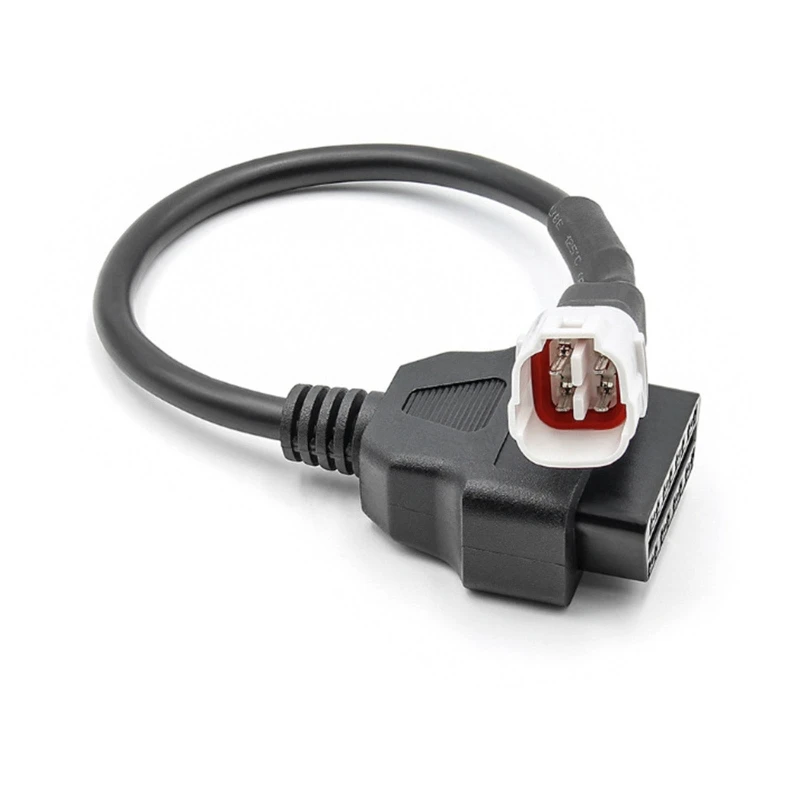 Reset Fault Code Cable for Yamaha-Motorcycle 4 PIN to OBD2 Diagnostic Test Scanner USB Cable Adaptor Connector