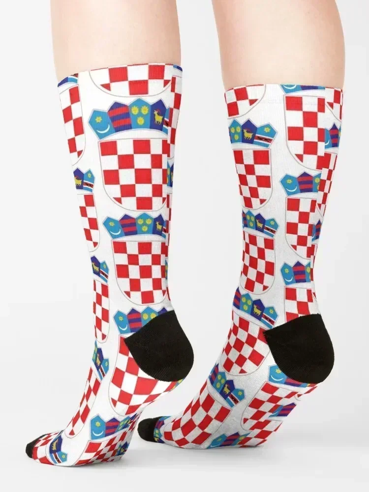 Croatia Socks christmas gifts valentine gift ideas happy golf Socks Female Men's