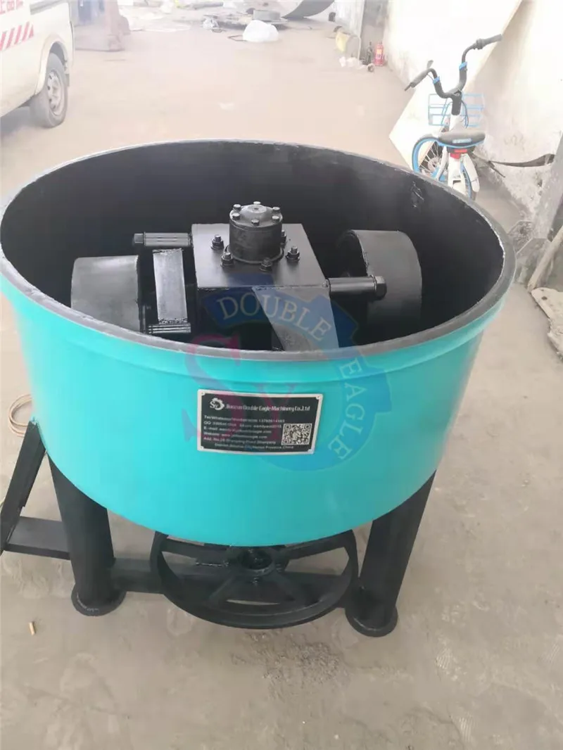 مهنة عالية الناتج الصناعية 1800 حافة عداء مطحنة ماكينة الطحن/عجلة مزدوجة عمودية شقة المتداول خلاط معدات مطحنة