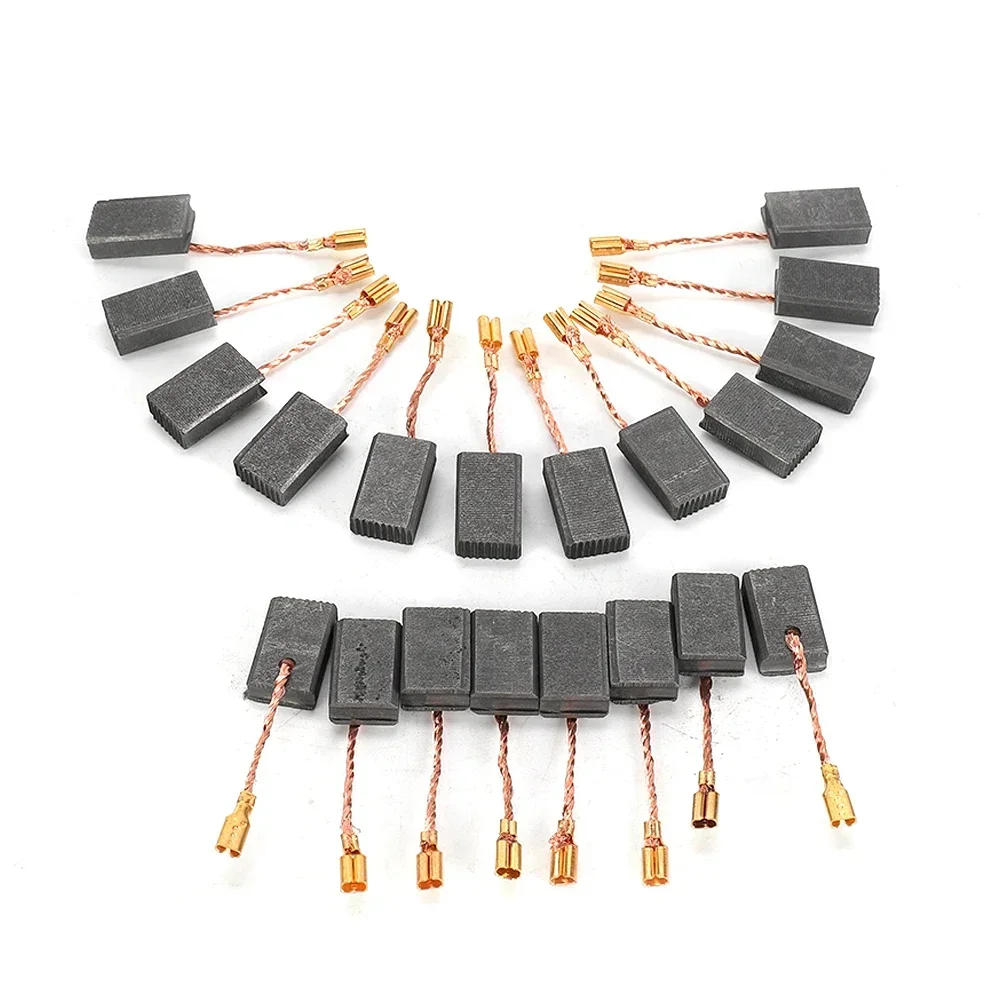 

20pcs Carbon Brushes Set For Bosch 125 Angle Grinder Replacement Carbon Brushes For Motor 5*10*15mm Power Tool Accessory