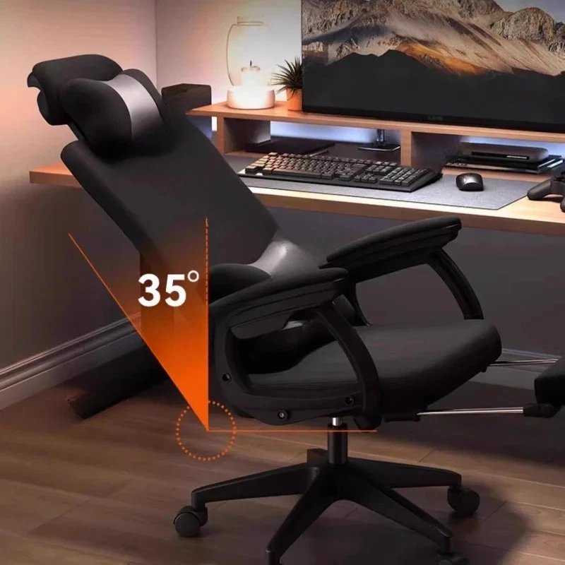 Silla de oficina reclinable de diseño, cómoda, ergonómica, para estudio, hogar, juegos de ordenador, muebles para el hogar