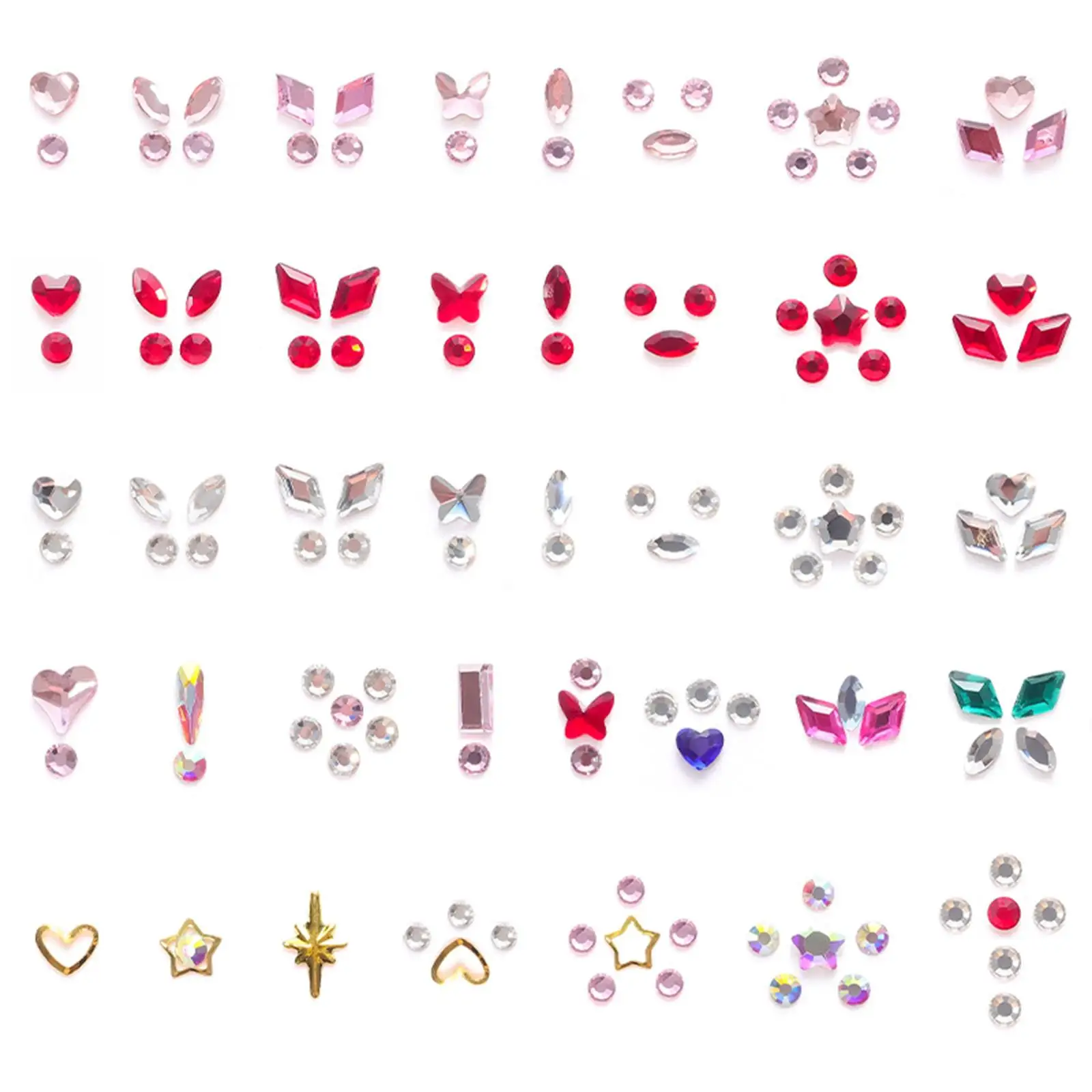 Decorazione decorativa per gioielli con denti kit di gioielli colorati fai da te con strumento per riunioni di festival servizi fotografici abbigliamento quotidiano per le vacanze