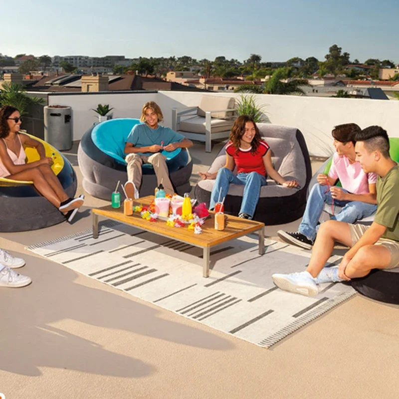 

Скандинавские легко носить с собой надувные сиденья для кемпинга, современные надувные сиденья для ленивых, уличная мебель Divano HBAS