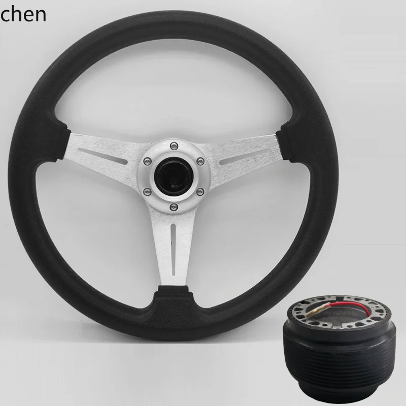 

HXL Steering Wheel with Base 14inch Competitive Personalized Racing Modified Steering Wheel
