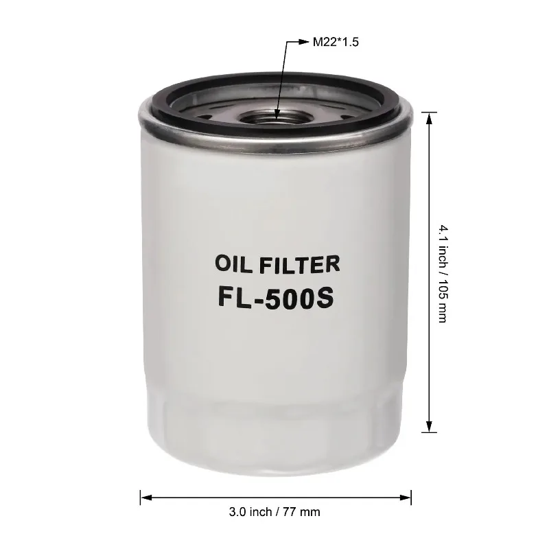 FL-500S (6PCS) Oil Filter Bi G, kai Dirac, xue Flemish LF17531
