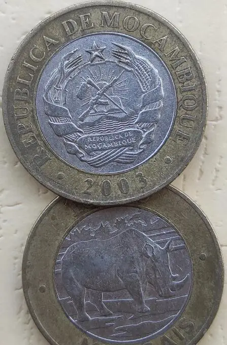 27mm Mozambique ,100% Real Genuine Commemorative Coin,Original Collection