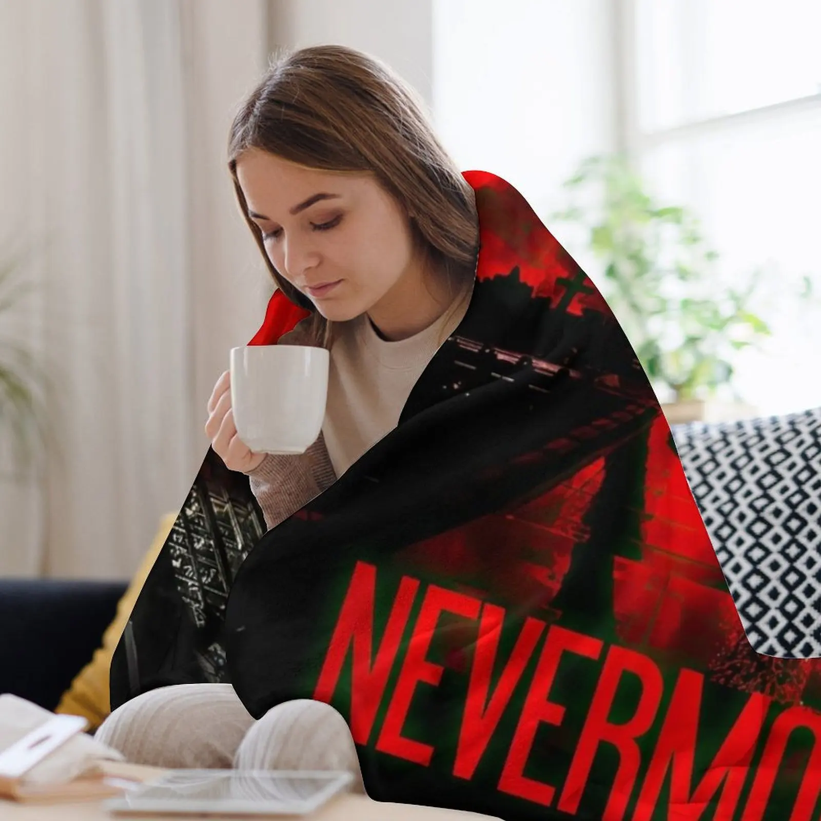 Mylene_Farmer_Nevermore Tour 2024 Throw Blanket Blankets For Baby sofa bed Blankets