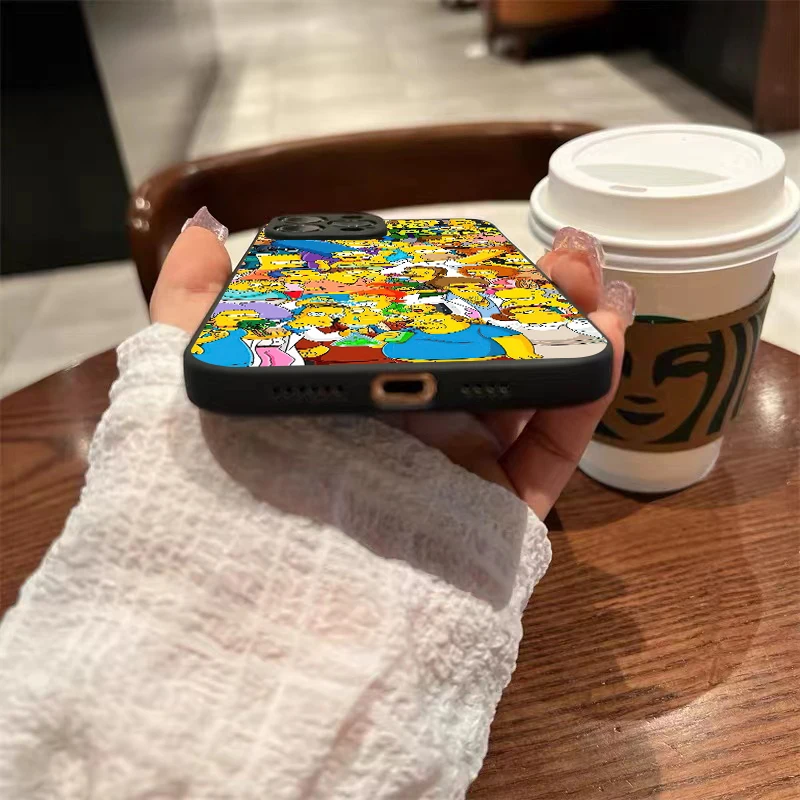 Disney The Simpsons Cartoon For Samsung Galaxy S24 S23 S22 S21 S20 Ultra S10 Plus S23 S21 S20 FE Phone Case Carcasa