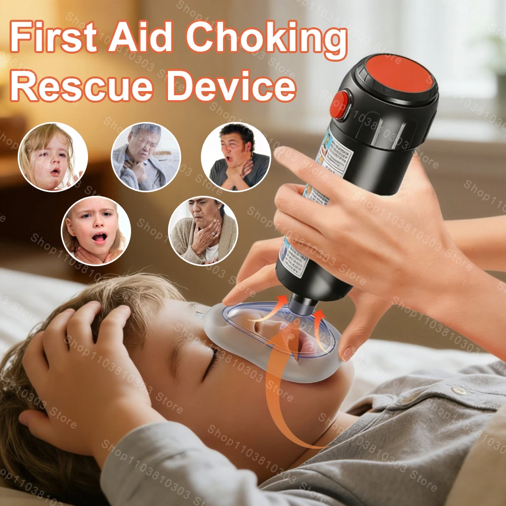 

Anti Choking First Aid Rescue Device Auto Heimlich Life Saving Suction Emergency Anti Asphyxia Mask Kits for Adult and Children
