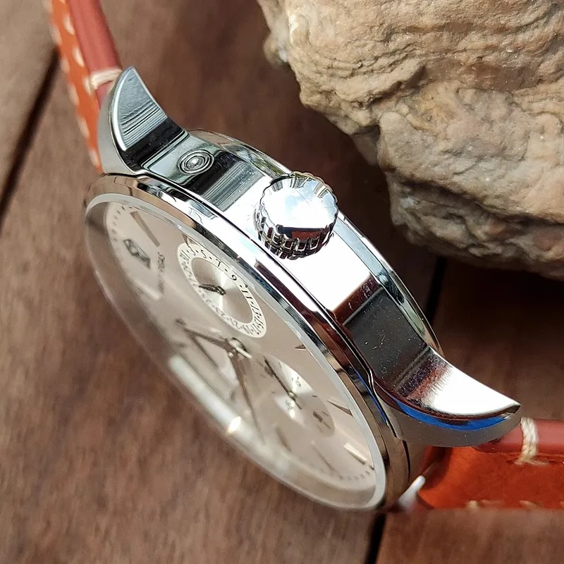 Модные автоматические часы VaKuy клоун ST1780 калибр деловой мужской кожаный календарь