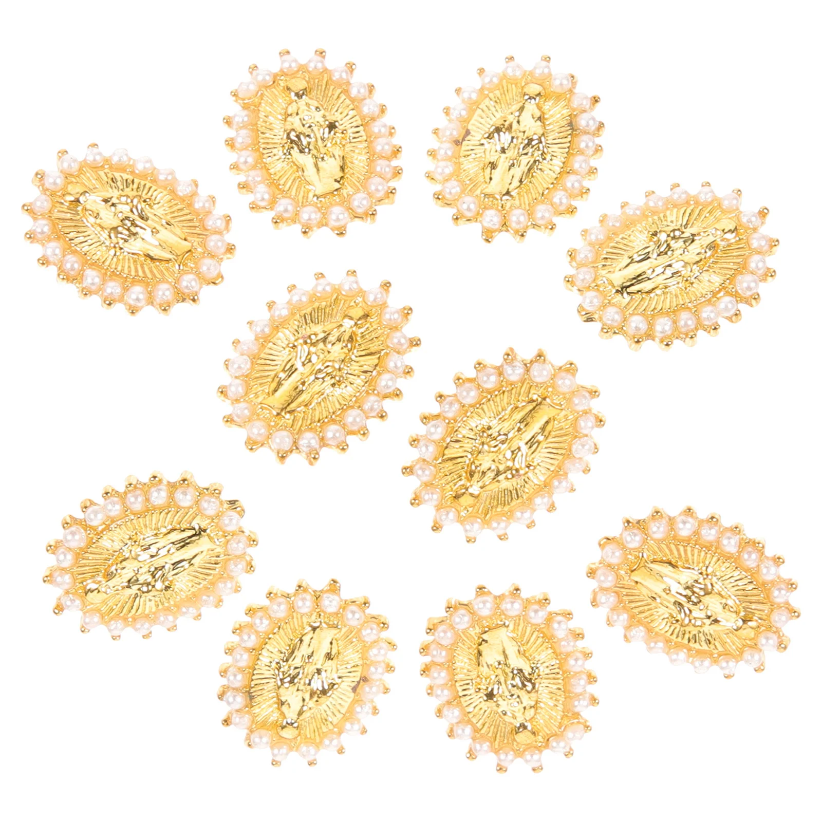 

10Pcs Nail Art Charms Stylish Metal Charms for Nails DIY Manicure Small Nail Decoration Gems Manicure Supplies