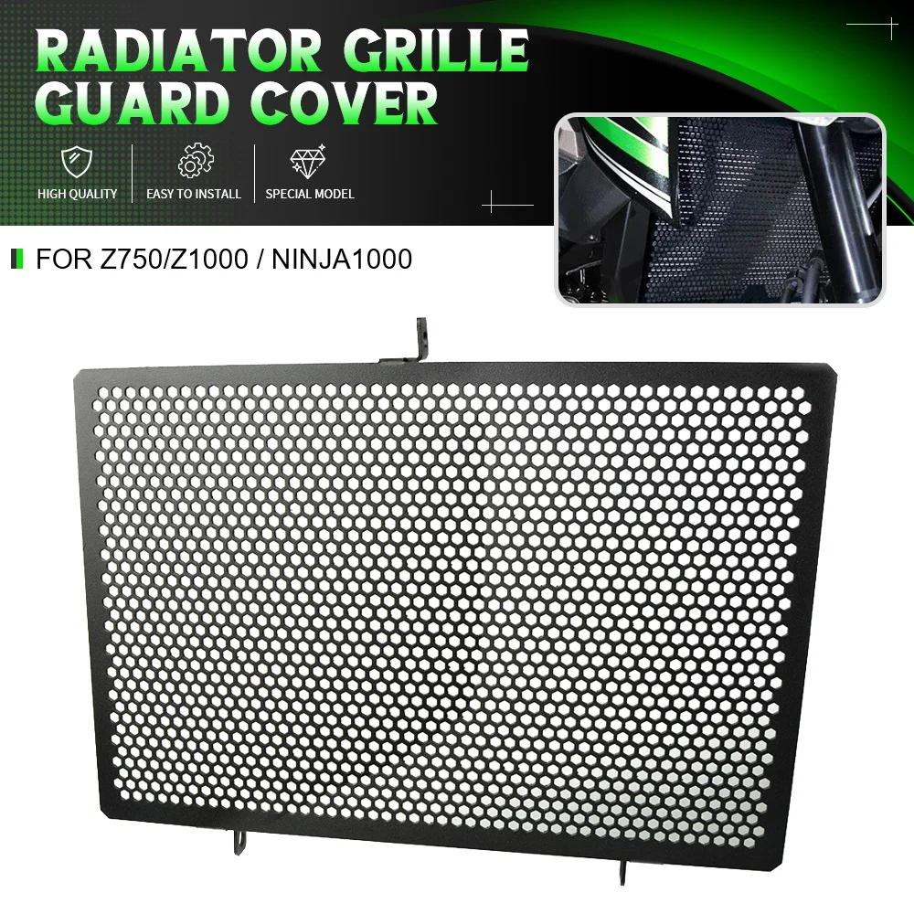 

Radiator Guard Tank Grille Shield Engine Cooler Protector Mesh Cover FOR KAWASAKI Z750 Z800 Z1000 ZR1000F NINJA1000 Z1000SX