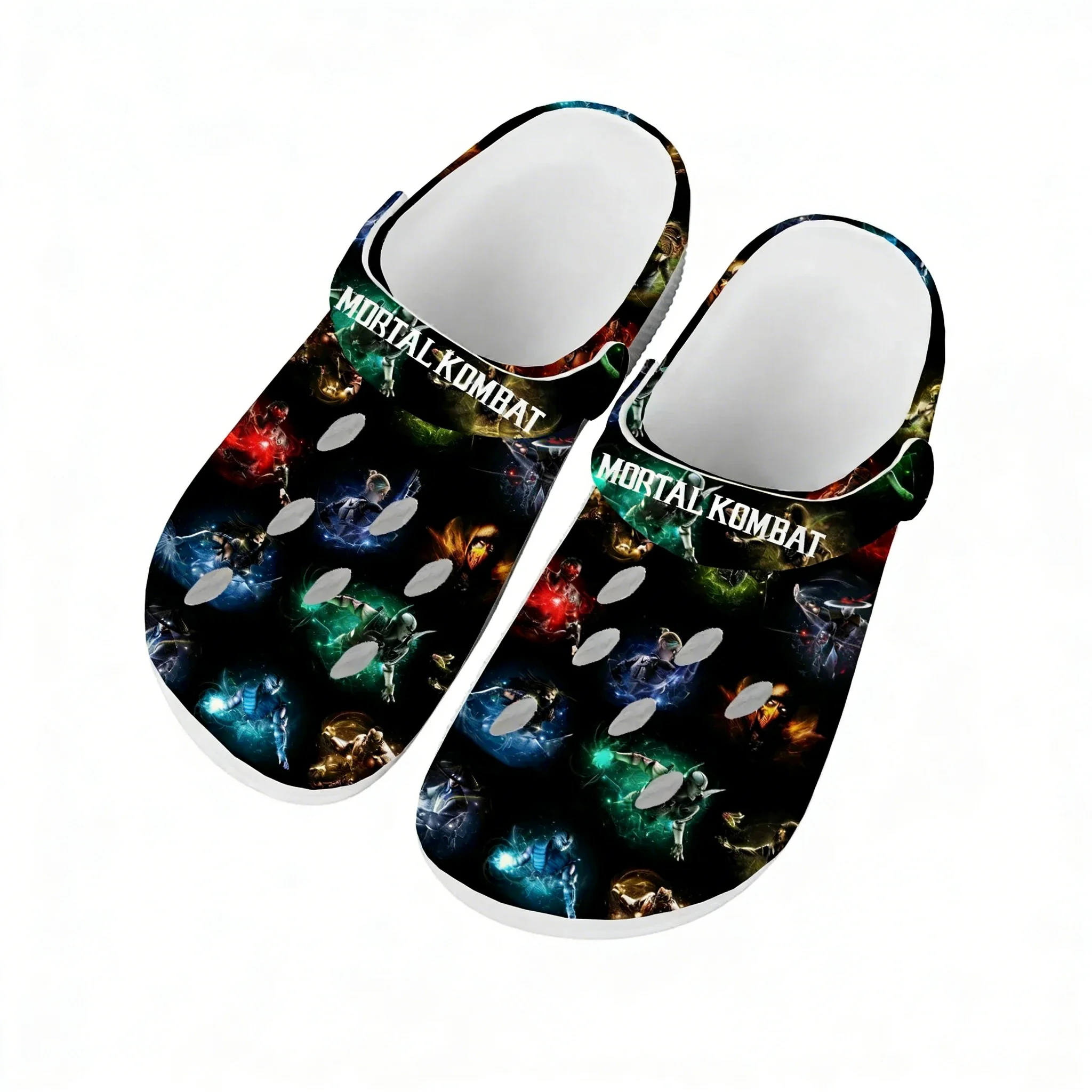 

Mortal Kombat Water Shoes Men Women Teenager Comfortable Home Garden Clogs Custom Sandals Beach Breathable Hole Slippers