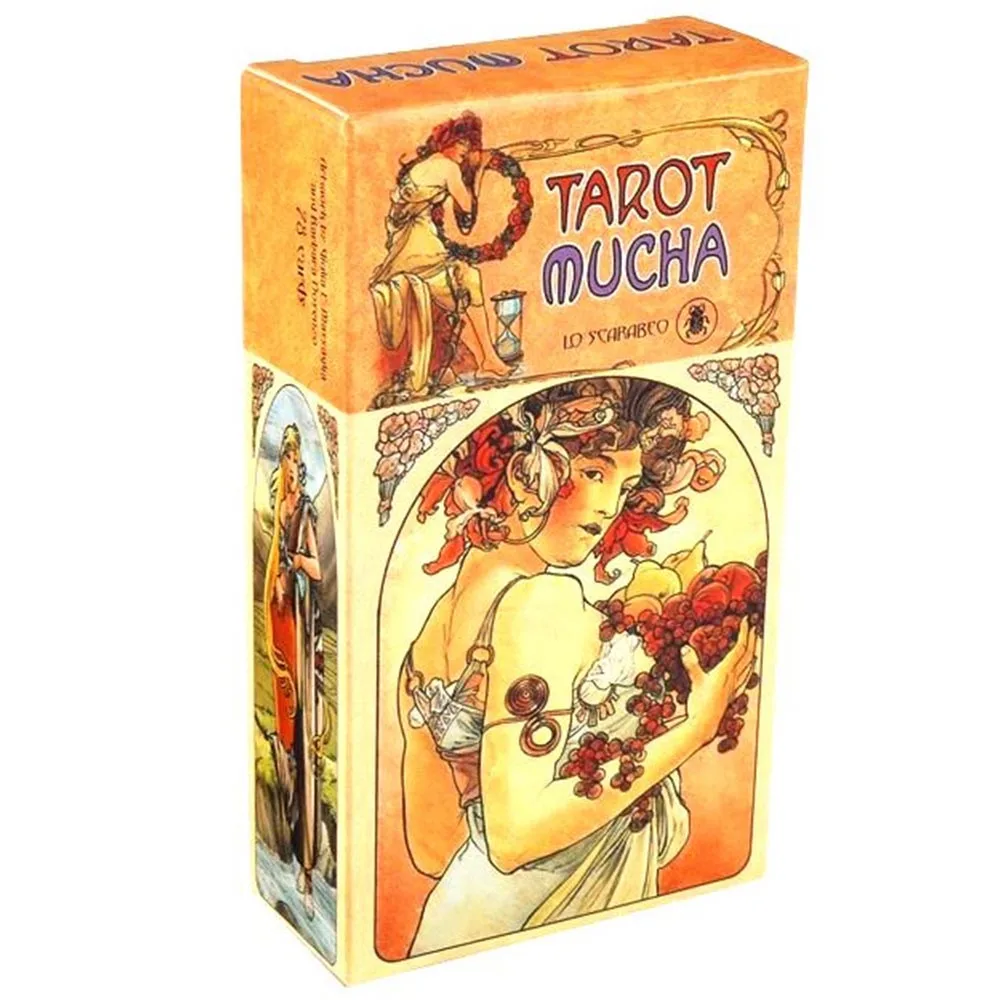 All English  With PDF-guidebook COSMA VISIONS Tarot Cards Classic Self-Learning Props Divination Rune Oracle prism Board Game