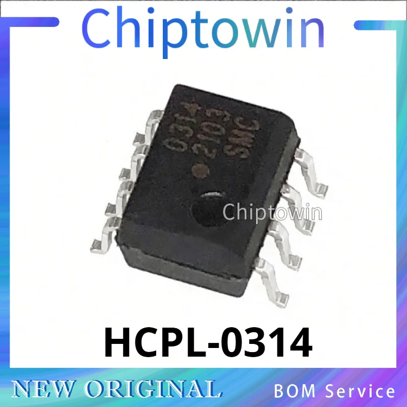 5/50/500 pcs HCPL-0314 HCPL314 SOP-8 IGBT Driver Optocoupler Original In Stock W7