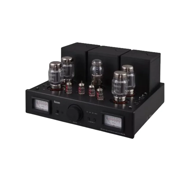 Musicnote-fever gallbladderパワーアンプ、電子管、hifi、高忠実度、kt88バランス入力、amp、mu76、45w x 2