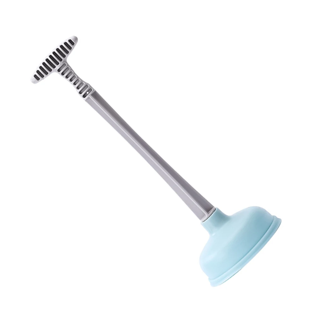 High Pressure Toilet Plunger with Wide Coverage Rubber Head for Toilets Sinks Bathtubs Floor Drains 16x16x42cm