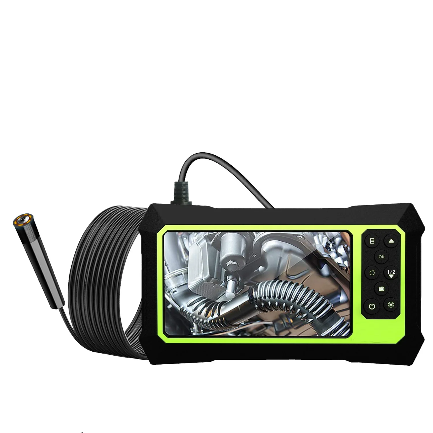 

1080P single/dual camera 5.5/8MM foldable 4.3-inch screen endoscope