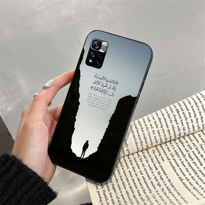 Phone Case For Xiaomi Redmi note 13 12 11 10 Pro 12S 11S 10S Redmi 10 9C 13C 10C Arabic Quran Islamic Muslim Allah