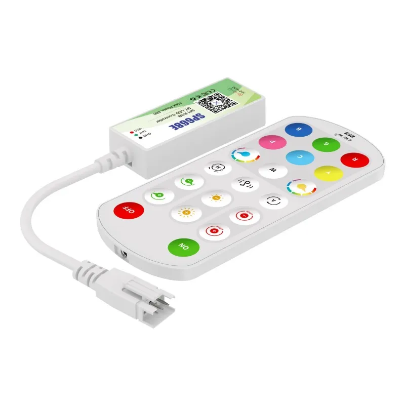 SP668E WS2811 WS2812B RGB LED تحكم APP 2.4G RF التحكم عن بعد RGBIC الموسيقى لتقوم بها بنفسك تأثير ديناميكي شرائط مصباح تيار مستمر 5-24 فولت