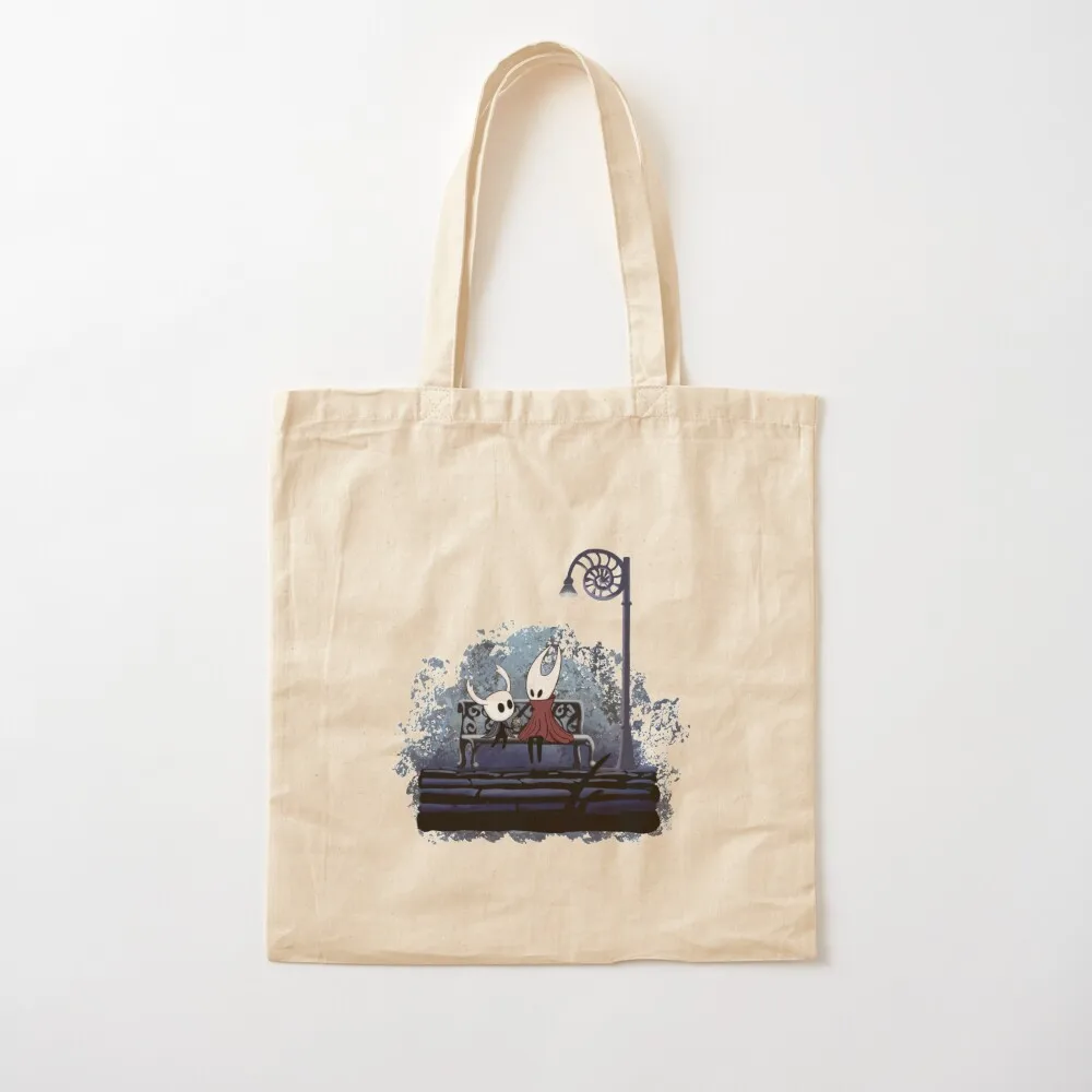 

Hollow Knight and Hornet Classic T-Shirt Tote Bag Lady bag eco pack shopper bag woman tote bags men Canvas Tote