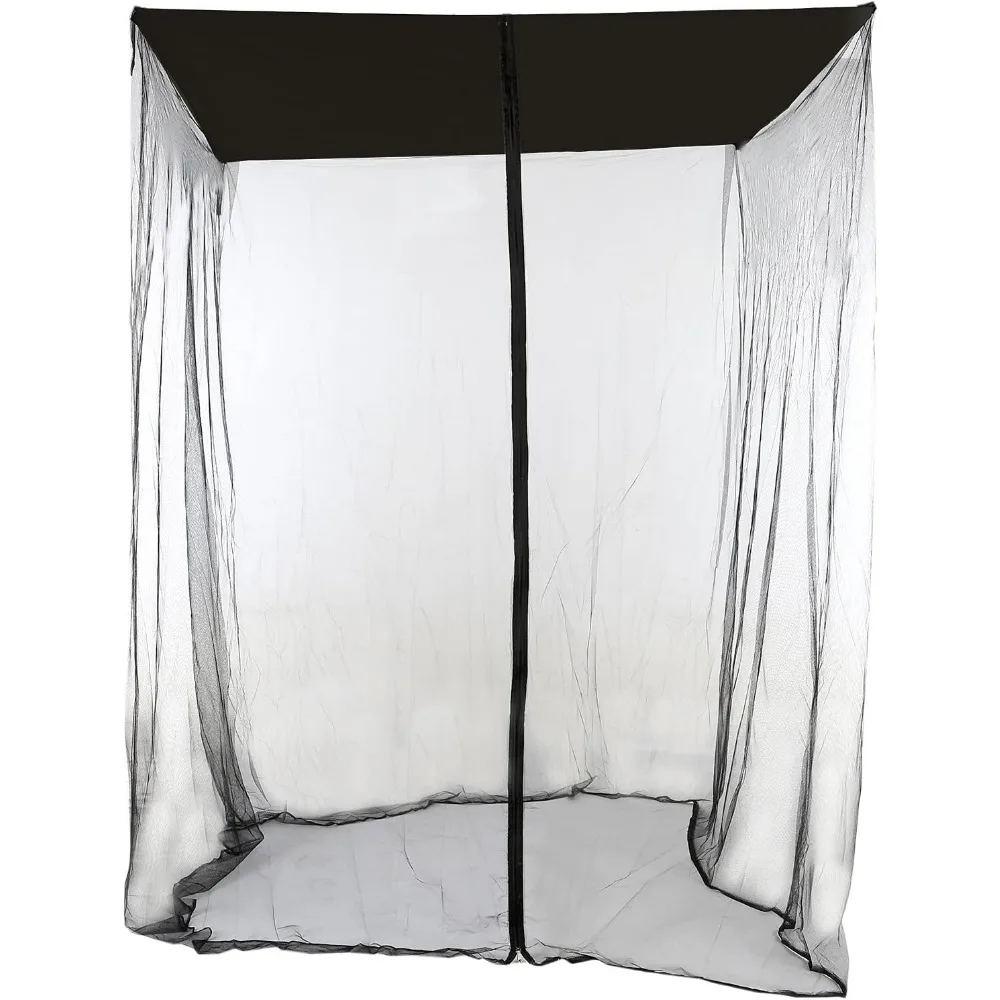 

outdoor swing chair mesh net ultra large mosquito net zipper closure netting curtain water resistant patio seater mesh canopy c