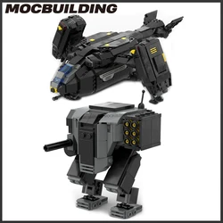 MOC Buildding Blocks Extraction Shuttle Model Classics Famous Game Characters DIY Assembly Bricks Creative Toys Collection Gifts