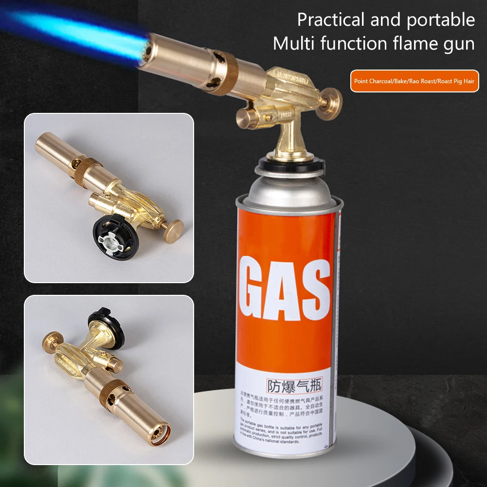 Welding Butane Flamethrower-Gun Roasted Pig Hair Flamethrowers For Picnic Camping