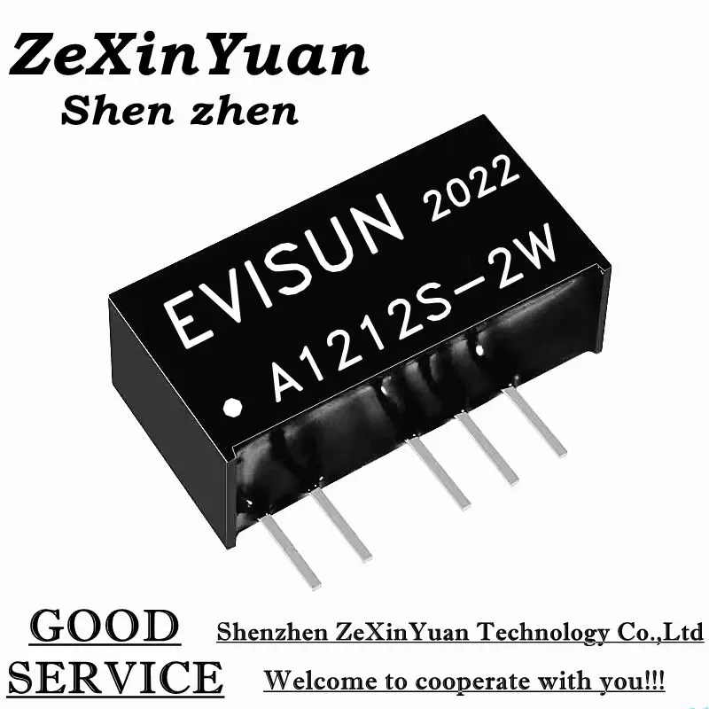 5PCS/10PCS/20PCS A1212S-2WR3 A1212S-2WR2 A1212S-2W A1212S SIP-5 12V TO 12V 2W DC-DC isolapted power module