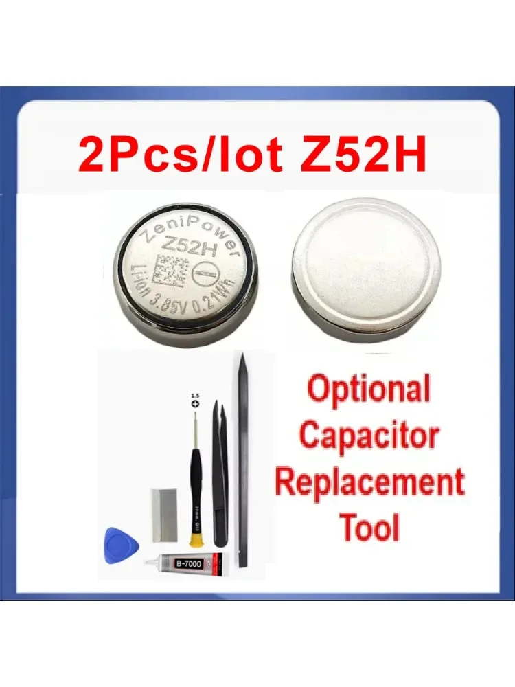 2 sztuk/partia ZeniPower Z52H 1240 3.85V dla Link Buds S WFLS900N WFLS900B słuchawki wymiana baterii części naprawcze — zdjęcie produktu 2