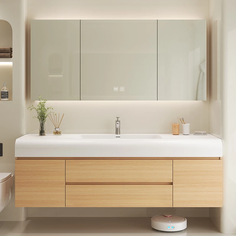 

Hanger Modern Bathroom Cabinet Light Door Storage Sink Bathroom Cabinet Vanity Mirror Mueble Organizador House Accessories