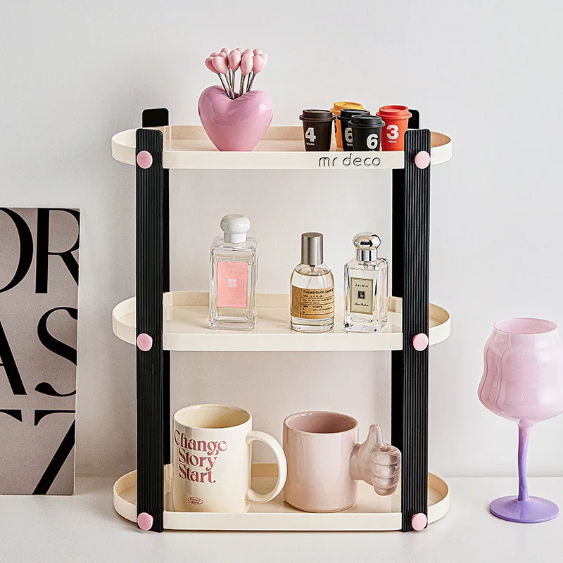 

Simple Fashion Cup Holder Tea Cup Mug Storage Rack Multi-Layer Cup Shelf Cosmetic Organizing Rack Storage Racks Decoration Shelf