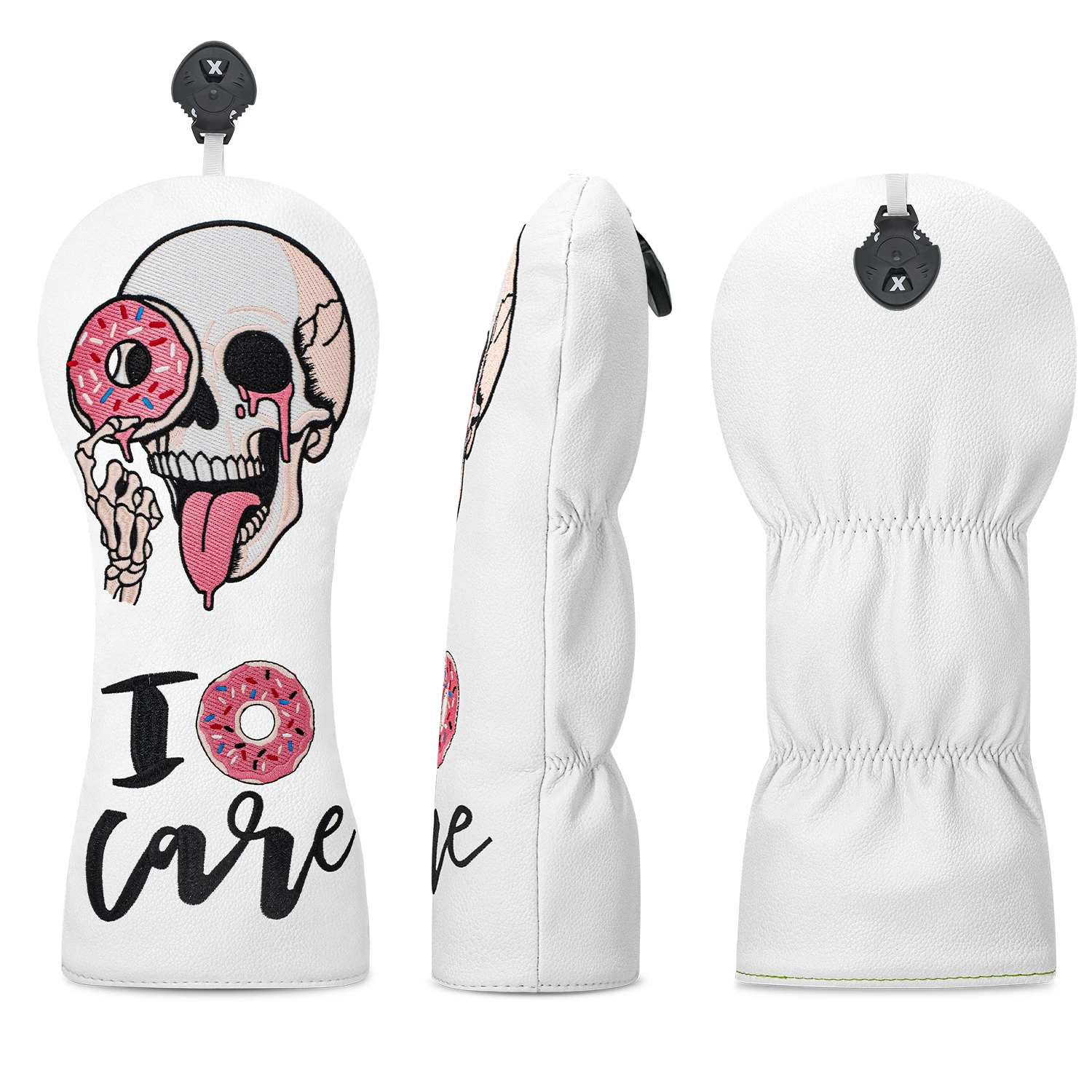 غطاء حماية لنادي الجولف، تصميم جمجمة الدونات، ملحقات الجولف، مقاوم للغبار ومتين، يوفر أفضل حماية #3